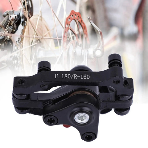 Trail Ready Universal Mechanical Disc Brake Kit For Front And Rear Electric Bikes Fits BB8 F180 R160 shown in detail