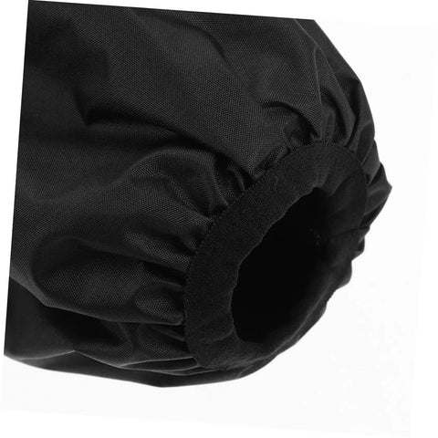 Close-up of Heavy Duty Extended Arm Sleeve Covers For Men And Women, Dope Oil Resistant Protective Oversleeves In Matte Black