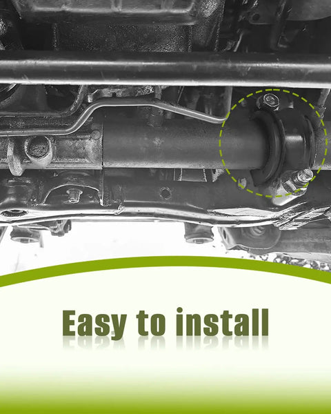 Toyota Rack And Pinion Bushing Kit 8.10103G installation view on 4Runner 1996; highlighting beefed-up black bushing alignment.