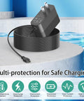 Replacement AC Adapter For Water Tech Pool Blaster Cordless Handheld Vacuum Chargers With 6Foot Cord on poolside