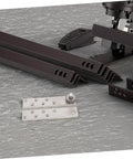 Hidden 360 Degree Door Hinge For Secret Bookcase Doors in stainless steel, showing parts and smooth operation mechanism.