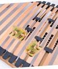 Heavy Duty Bed Rail Fastener Brackets Six Piece Kit With Reinforced Hinge Buckles For Secure Bed Frame Support, showing U-shaped steel brackets.