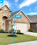 Comparison of 5MP and 3MP image quality in a suburban neighborhood captured by 3K Ultra HD PT Wireless Security Camera System With AI Human Tracking, Dual Band 2.4G/5G WiFi, 130 Degree Wide Angle, 2 Way Audio, No Monthly Fee, Outdoor Home Security Kit With 4TB HDD For Up To 90 Days Recording.