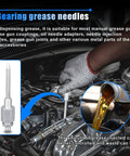 Pro Grade Grease Gun Needle Kit 7 Pieces With 5 Nipples 1 Needle Dispenser And 1 Rubber Joint Nipple For automotive machinery bearing maintenance