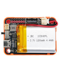 Ultra Handy Portable LiPo Battery Module Featuring Usb C Rechargeable 1200 Mah Cell and Reliable 3.3 V To 5 V Usb Outputs for Arduino projects.