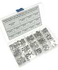 370 Piece Metric 304 Stainless Steel Phillips Flat Head Self Tapping Screws Assortment Kit with M2.2 M2.6 M2.9 M3.5 M4.2 sizes