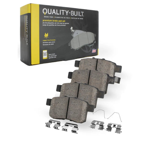 Premium Ceramic Front Brake Pads 1001-1910C Fits 2015-2024 Cadillac Chevrolet GMC SUVs and Trucks with packaging