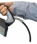High Pressure Steam Hose For Iron Replacement No Fuss Flexible High Temperature Resistant in use with hand holding iron