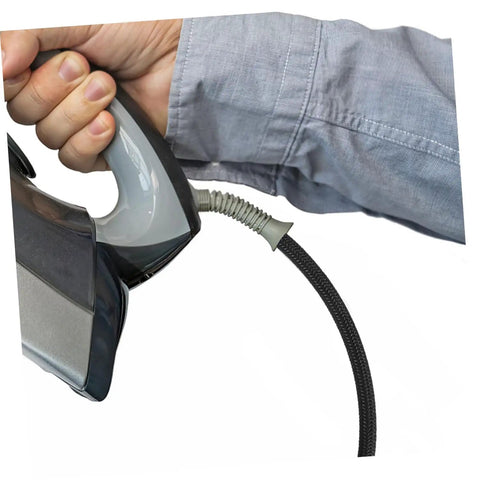 High Pressure Steam Hose For Iron Replacement No Fuss Flexible High Temperature Resistant in use with hand holding iron