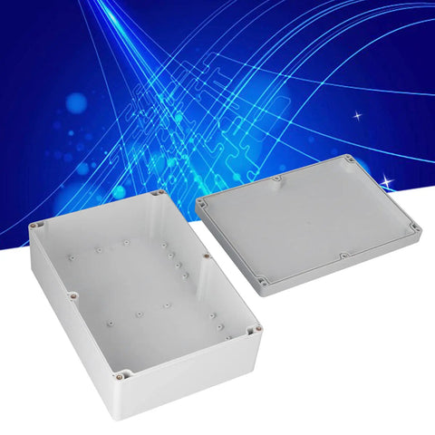 Built Tough ABS Plastic Power Junction Box Electrical Enclosure IP65 Rated Flame Retardant Insulated For Control Panels And Power Distribution Systems 263x185x95mm