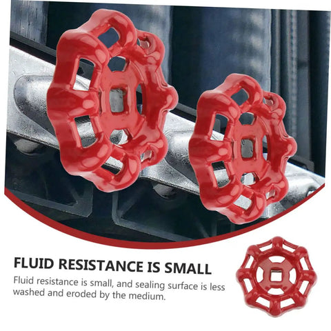 12 Pack Red Cast Iron Hand Wheel For Water Shutoff And Gate Valve Durable Valve Handle with smooth surface.