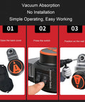 No Fuss 2 In 1 Drill Dust Collector With Slick 360 Swivel Level Attachment Heavy Duty Gear for easy wall positioning