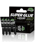 All Purpose Super Glue Liquid For Plastic Wood Leather Jewelry And Paper With Quick Bond 2610 PSI Strength And 10 To 45 Seconds Cure Time Mini 4 Pack Of 1g Tubes For Small Household Repairs And Craft Fixes