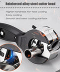 Ratcheting tubing cutter by Amazon; 5/16–1 1/8 in copper/metal pipe cutter, compact 2-in-1 with deburring and PEX cut