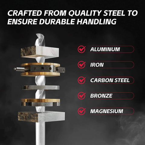 All In One Thread Repair Kit For Auto And Plumbing Projects With SAE And Metric Helicoil Inserts HSS Drill Bit showing material durability