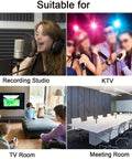 Badass High Density Acoustic Foam Panels For Studio And Office Sound Proofing Wall Treatment Noise Blocking Fabric Wrapped 5Cm Thick 50 Pack suitable for recording studio, KTV, TV room, and meeting room.