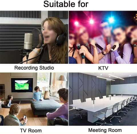 Badass High Density Acoustic Foam Panels For Studio And Office Sound Proofing Wall Treatment Noise Blocking Fabric Wrapped 5Cm Thick 50 Pack suitable for recording studio, KTV, TV room, and meeting room.