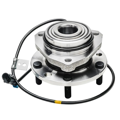 4WD Front Wheel Bearing Hubs Replacement Set For Chevy S10 Blazer showing single hub assembly with ABS sensor wire