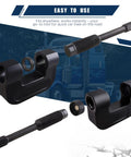 Heavy Duty Brake Anchor Pin Press For Commercial Semi Trucks, 10 Ton Capacity, Fast Pin And Bushing Removal, black steel C-frame