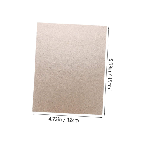 Ten Piece Microwave Mica Plates Set For Insulation And Heat Resistance Must Have Cuttable Sheets To Prevent Food Splatter