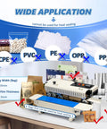 Heavy Duty Pro Grade Industrial Heat Sealer Machine With Digital Temperature Control, Continuous Band Sealer on table, bags