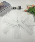 Transparent Edge Pull Handles For Cabinets And Drawers Self Adhesive No Drill Required Invisible Minimalist Hardware For Modern Kitchens