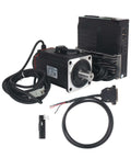 1000W AC Servo Motor Kit With Brake For CNC Machines Plug And Play 220V 5.5A 3000 RPM 17 Bit Encoder RS485 Driver Controller Kit