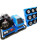 Beat The Clock With This Heavy Duty Portable Hydraulic Hose Crimper Tackling 0.39 To 2.4 Inch Rubber Lines Using Eight Swappable Dies And Pure 12V Shop Power.