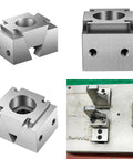 Rock Solid Double Direction Ok Clamp For Tabletop Machining Adjustable Side Fixture With Fixed Clamp Block To Stabilize Workpieces Heavy Duty Precision Jig For Milling Drilling Mold Making And Quick Setup, stainless steel