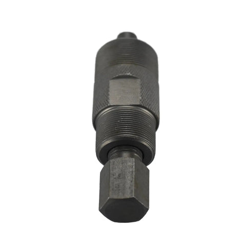 Pro 24Mm & 27Mm Magnet Flywheel Puller For GY6 Scooter And ATV Repair, heavy-duty magnetic steel tool with hexagonal end.