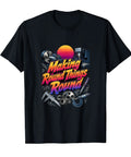 Ultimate Machinist Men Gift: Black CNC Tools Vise Gauge Square T-Shirt. Soft cotton black tee with colorful graphic design.
