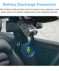 Dash cam powered by Hardwire Kit With 8 Fuse Tap Pack And Type C Port For Dash Cams, Keeps Your Dash Cam Juiced 24 Seven Parking Power