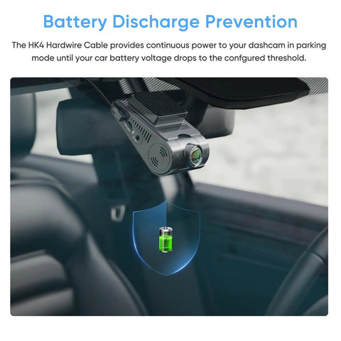 Dash cam powered by Hardwire Kit With 8 Fuse Tap Pack And Type C Port For Dash Cams, Keeps Your Dash Cam Juiced 24 Seven Parking Power