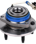 Front Wheel Hub Bearing Assembly 513179 Compatible with Cadillac Seville DeVille, 5-lug ABS unit, showing abs sensor wire