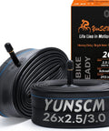 Heavy Duty 26x3.0 E Bike Inner Tubes 26x2.50 2.60 2.80 3.0 Compatible with Schrader Valve Fat Tire Tubes 64 76 559 AV32mm
