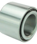 Close-up of tapered rear wheel bearing for Rear Wheel Bearing Kit For Saab Nine Two X 2005 2006 And Subaru Forester 1998 2008 Impreza 1993 2007 Legacy Dual Rear Bearings Includes Driver Side And Passenger Side For Easy Replacement And A Smooth Quiet Ride.