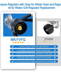 Hose And Regulator Kit Replacement For Gas Grill Upgrade That Fits Spirit II 2017 2019 Spirit E310 E320 E210 Genesis II 210 LX 240 Genesis II 300 400 Grills close-up