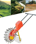 Manual Seeder Hand Push Roller Seeder Seed Dispenser Garden Tool For Terraced Farms Ranches And Backyards with terraced field