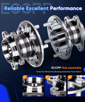 Rear Wheel Bearing And Hub Assembly 5 Lugs Direct Fit For Lexus RX330 RX350 RX400H Highlander And Venza AWD 512284 OE Quality