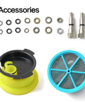Marine Outboard Fuel Pump With Strainer 808505T01 accessories including washers, bolts, and fuel strainer parts
