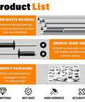 16 Size Black Aluminum Blind Rivet Kit With Stainless Steel Washers Pack Of 120 Pop Rivets and washers with packaging overview