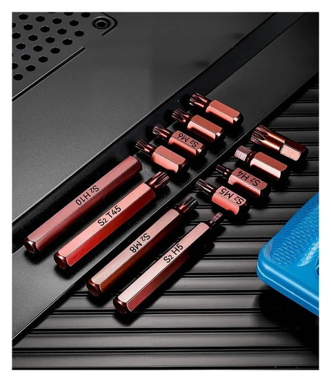 Heavy Duty 40-Piece Torx Star Spline Hex Socket Bit Set Premium Screwdriver Toolkit For Motor Repair And Rusted Tight Bolt Fixes You Know The Deal, S2 steel bits