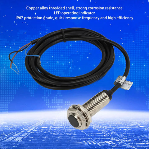 4 Pack 12mm Inductive Proximity Switch Sensor 6 To 36V DC PNP 3 Wire Normally Open IP67 NO Heavy Duty Industrial Proximity Detector
