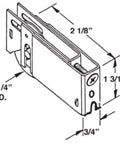 NuAir Sliding Glass Door Roller Set Pack Of 2 For Breezy Patio Door Operation With Stainless Steel Wheels And Precision Bearings diagram.