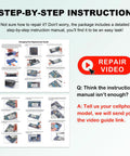 Step-by-step instruction manual for the No Sweat Charging Port Dock Board Replacement Kit For Galaxy S25 Plus Us Variants.