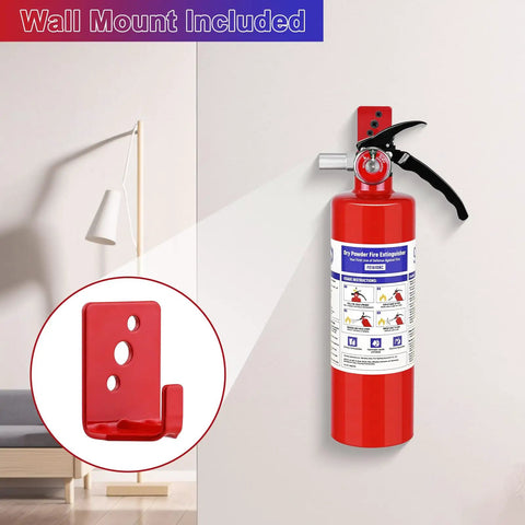 Two Pack Two Point Five Lb Abc Dry Chemical Fire Extinguishers Rated 1A 10B C For Kitchen Home Rv Boat Business Badass Survival Essentials Rock Solid And Always Ready To Step Up Your Game