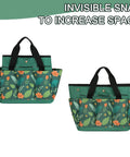 Waterproof Garden Tool Bag With 8 Side Pockets And Big Main Compartment, floral design, showcasing expandable capacity