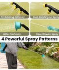 4 Gallon Electric Backpack Sprayer With Telescopic Wand And Four Nozzles, Battery Powered Garden Sprayer for varied spray patterns