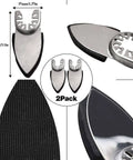 119 Piece Multitool Sanding Pads Set For Oscillating Tools Includes Triangle And Finger Sandpapers In Multiple Grits Detail Sanders