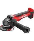 V20 Cordless 4-1/2 Inch Angle Grinder Bare Tool with Brushless Motor up to 65 Percent More Power, paddle switch visible